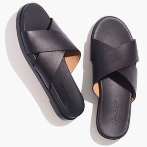 NIB | Madewell The Louisa Crisscross Slide | Size 9.5